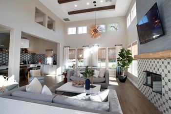 Resident clubhouse lounge